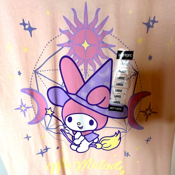 My Melody Sanrio Cosmic Witch T-Shirt Women's Large - Picture 2 of 5